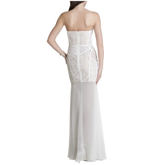 BCBG formal white gown - Picture 4 of 8